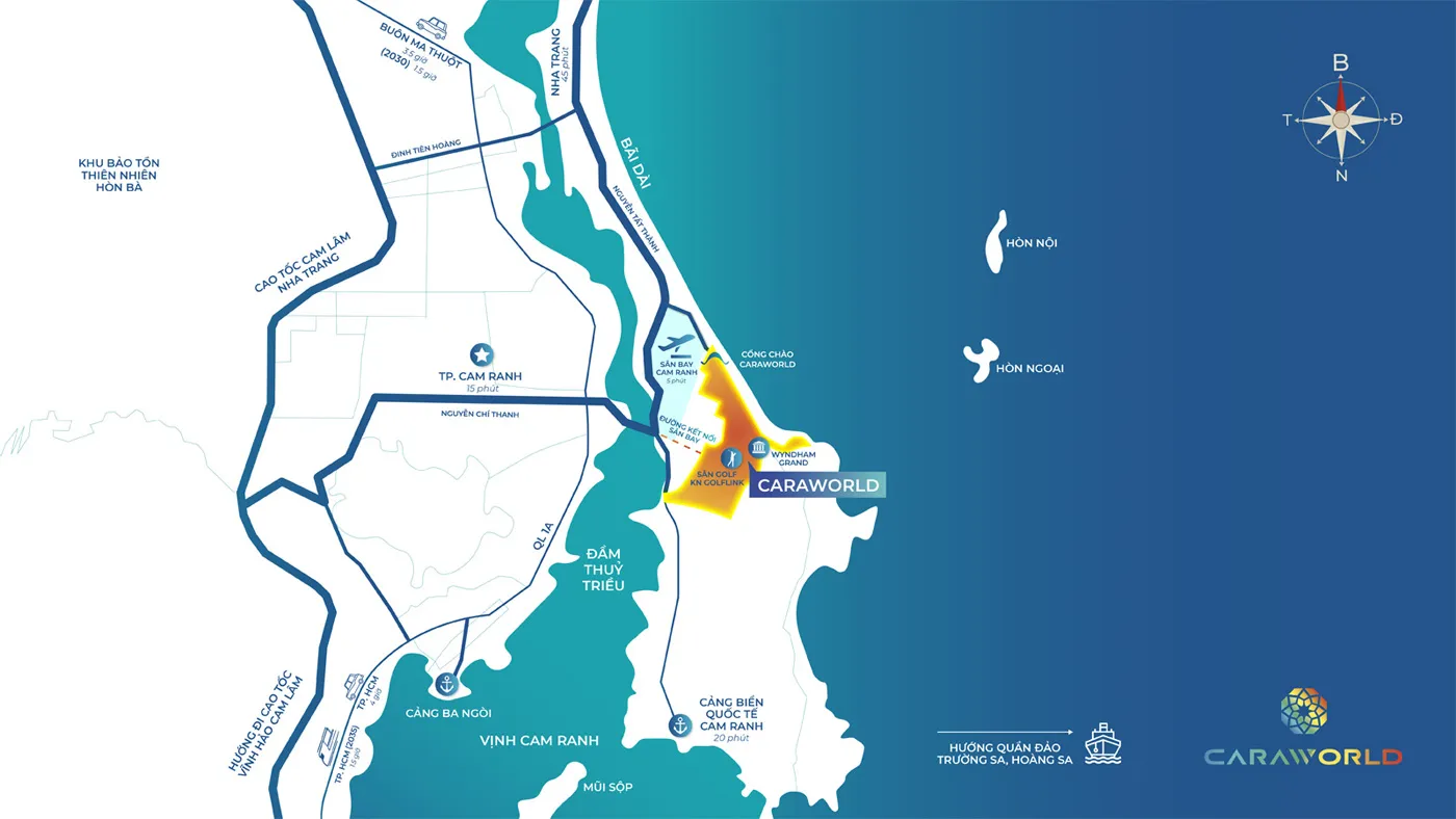 Vị trí dự án Caraworld